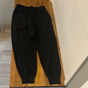 Black Drawstring Jogger Pants